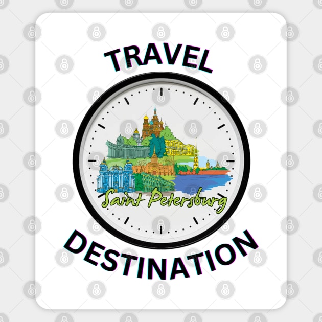 Travel to Saint Petersburg Sticker by Voxen X